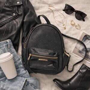 Juicy Couture Black Blooms at Night pull out pouch Backpack Brand New with tags s-l1200.jpg main image 4